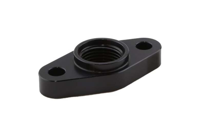 Billet AN-10 orb Turbo Drain adapter with Silicon O-ring.  52mm Mounting Holes - T3/T4 style fitment