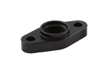 Billet AN-10 orb Turbo Drain adapter with Silicon O-ring.  52mm Mounting Holes - T3/T4 style fitment