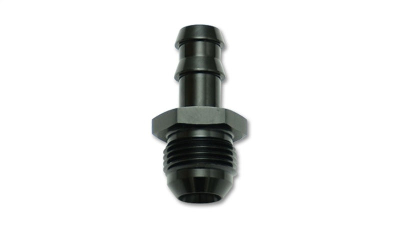 Male AN to Hose Barb Straight Adapter Fitting;  Size:  -6AN  Hose Size: 3/8"