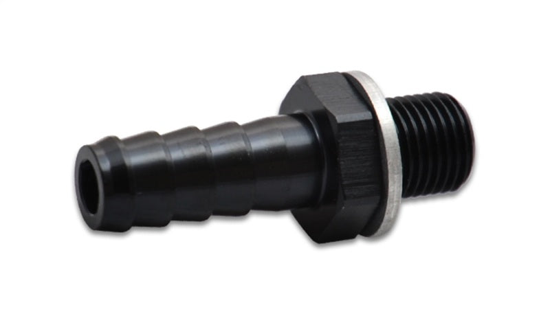 Metric to Barb Fitting (Male M14 x 1.5 to 5/16" Barb) Aluminum