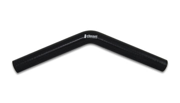 45 Degree Elbow, 1.00" I.D. x 8.00" Leg Length - Black