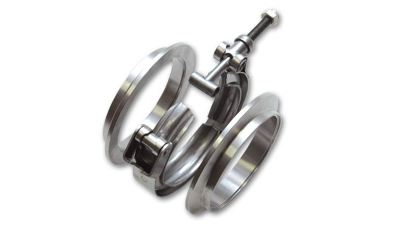 Aluminum V-Band Flange Assembly, for 4" O.D. Tubing