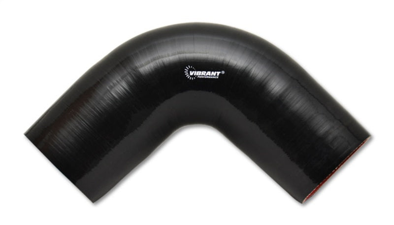 90 Degree Elbow, 5.00" I.D. x 3.50" Leg Length - Black