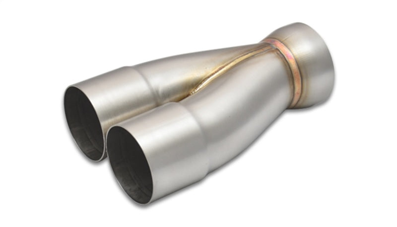 2-1 Merge Collector, 2.5" Inlet I.D. x 3" Outlet O.D., 8.50" Overall Length