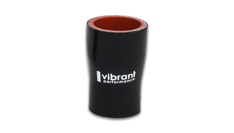 Reducer Coupler, 1.625" I.D. x 1.375" I.D. x 3.00" Long - Black