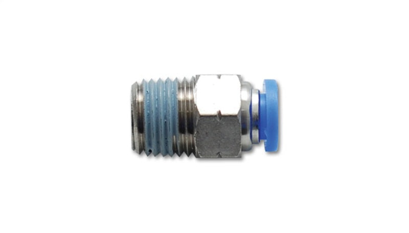 Male Straight Fitting, for 1/4" O.D. Tubing (1/8" NPT Thread)