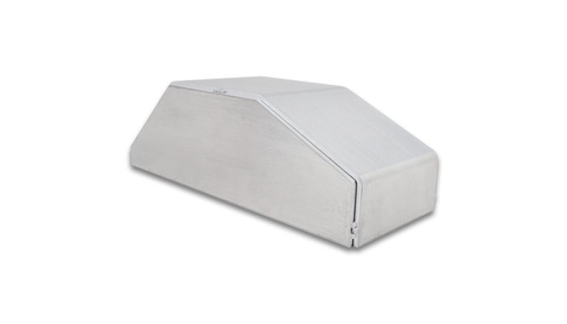 Horizontal Intercooler End tank, 4.00"W x 9.85"L x 3.00" Thick