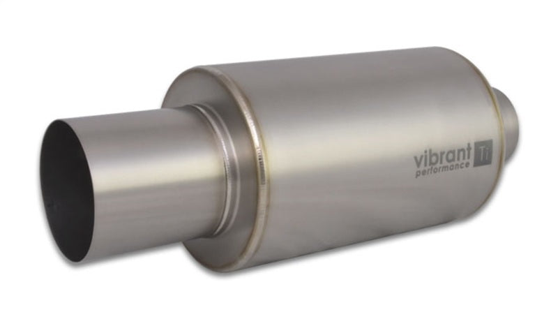 Muffler with Straight Cut Natural Tip, 2.50" Inlet