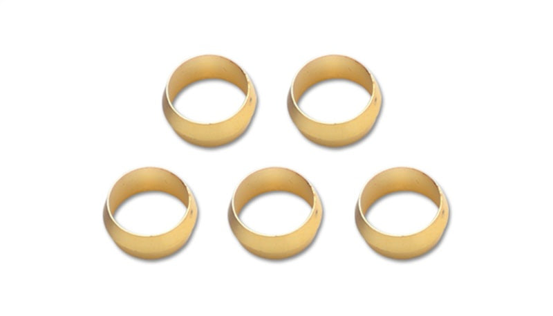 Pack of 5, Brass Olive Inserts; Size 1/2"