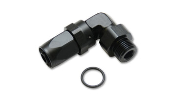Male -16AN to -12AN Male ORB 90 Degree Hose End Fitting with O-Ring