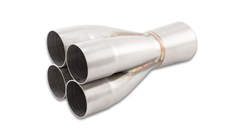 4-1 Merge Collector, 2.375" Inlet I.D.; Merge O.D. - 3.00";  Outlet O.D. - 3.50"