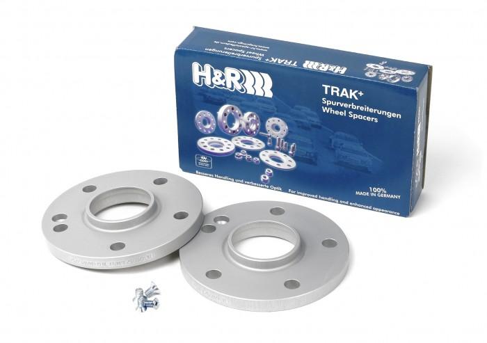 H&R Trak+ 30mm DRM Wheel Adaptor Bolt 5/120 Center Bore 64 Stud Thread 14x1.5 - Black